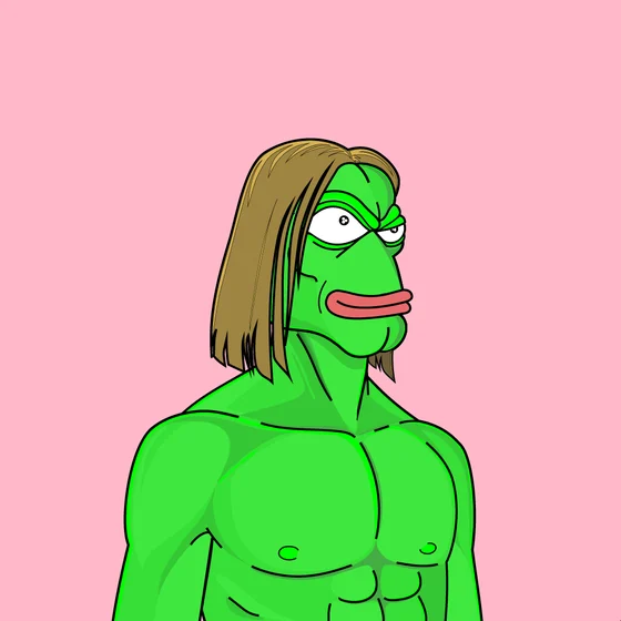 Shirtless Friggy PEP with the Iggy Pep Haircut